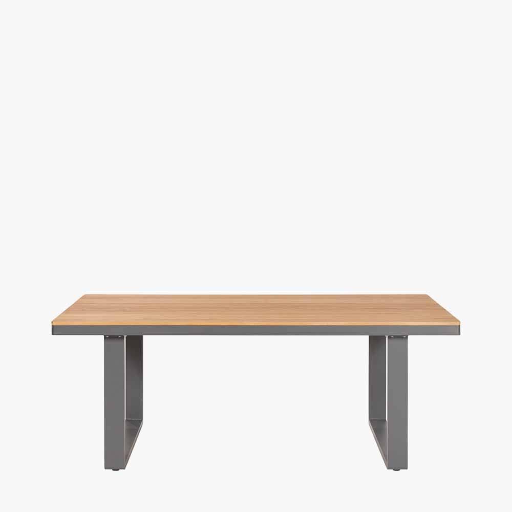 Stockholm Anthracite 6 Seater Dining Set.