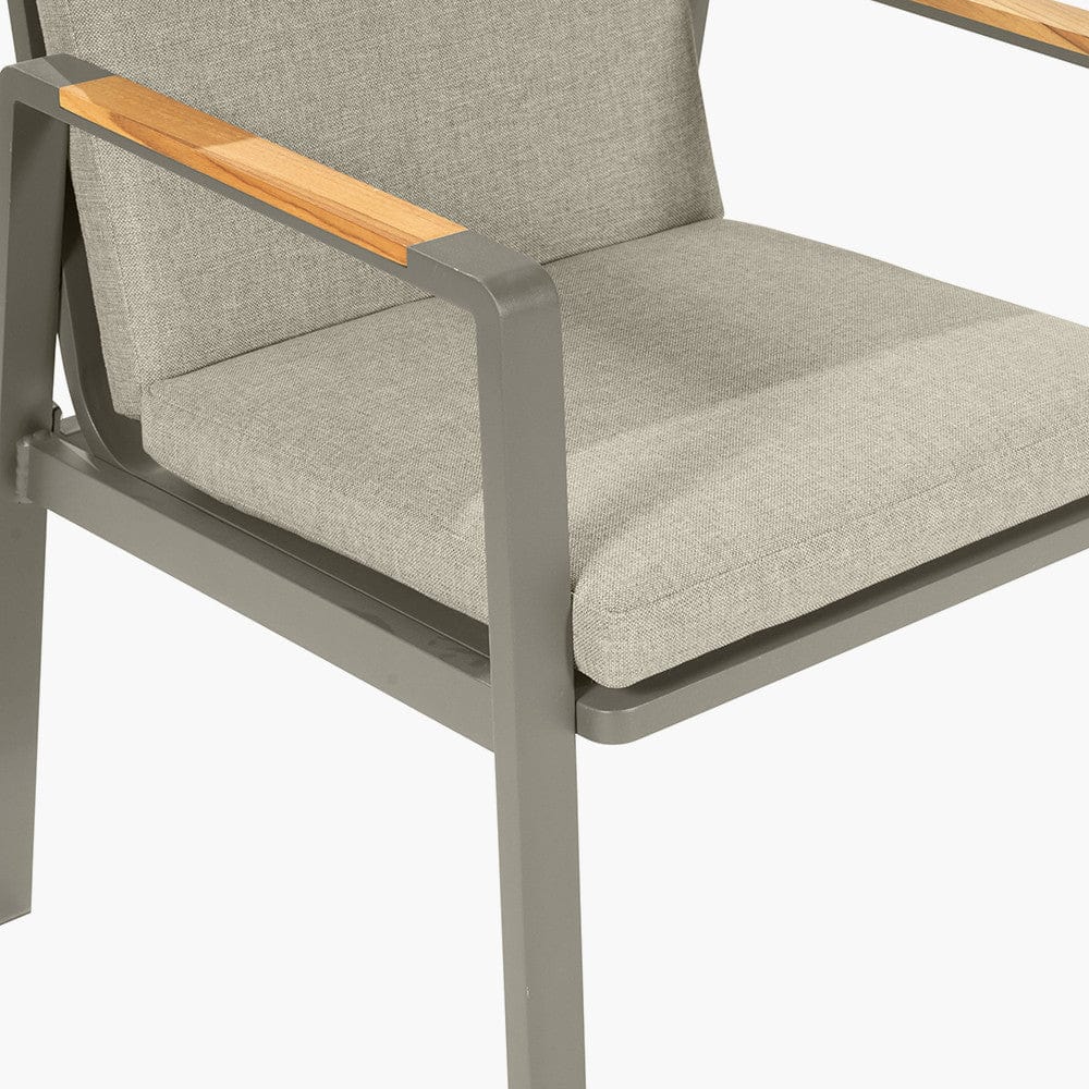 Stockholm Limestone 6 Seater Dining Set.