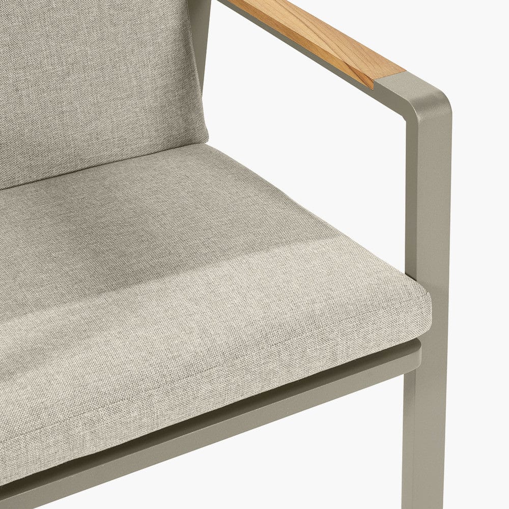 Stockholm Limestone 6 Seater Dining Set.