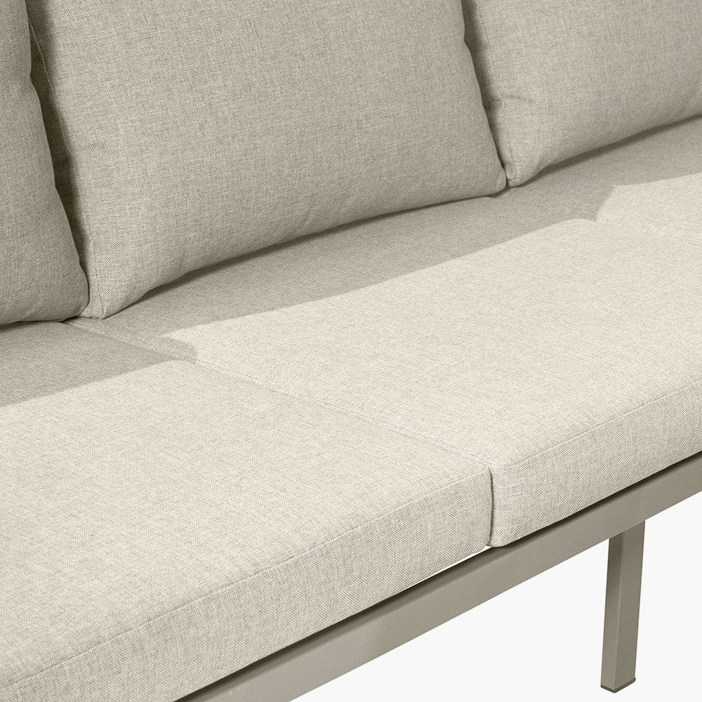 Stockholm Limestone Corner Set including Fire Pit Table.