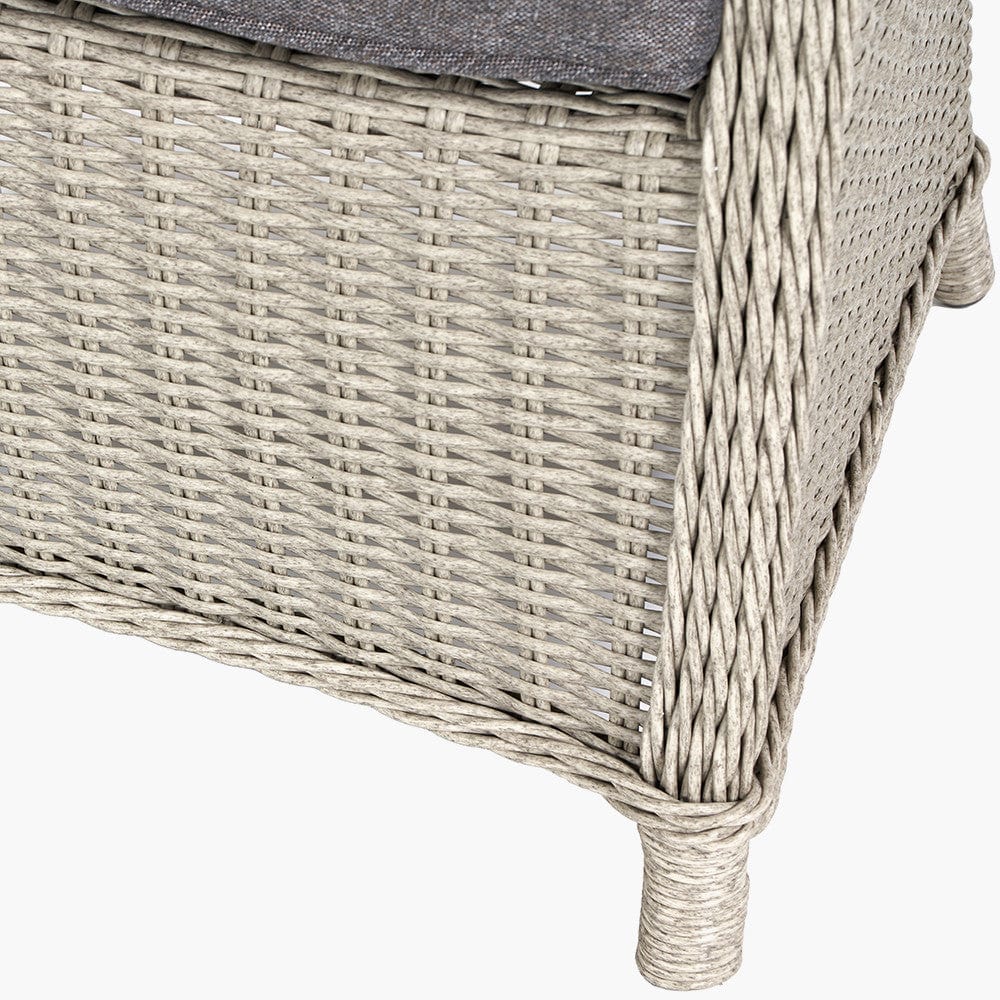 Stone Grey Antigua Bistro Set with Ceramic Top.