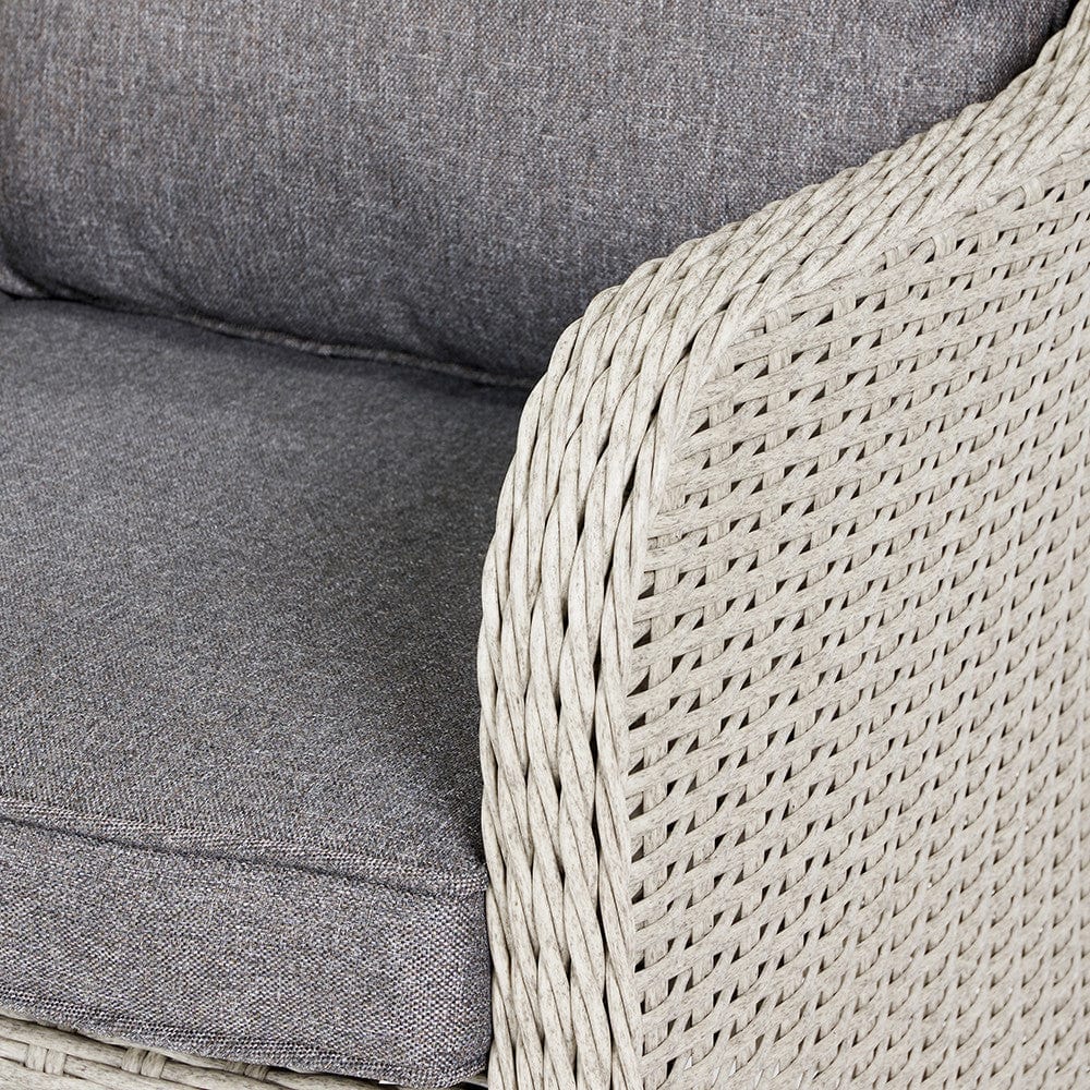 Stone Grey Antigua Bistro Set with Ceramic Top.