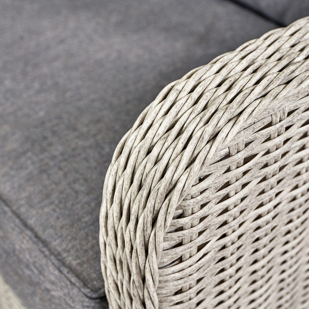 Stone Grey Antigua Corner Set with Ceramic Top.