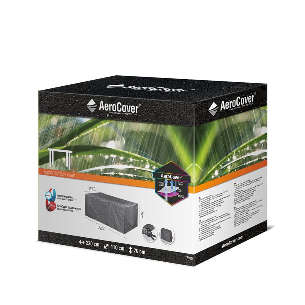 Table Aerocover 220x110x70cm high.