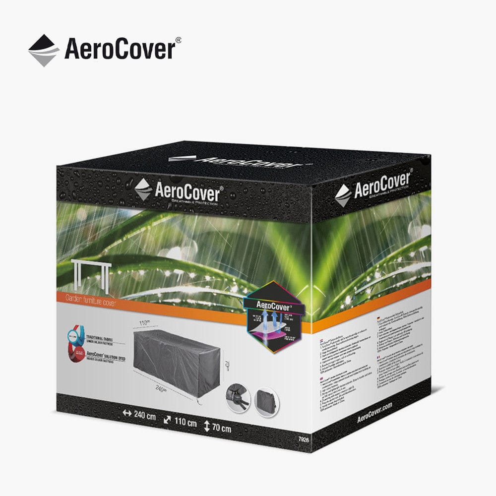 Table Aerocover 240x110x70cm high.