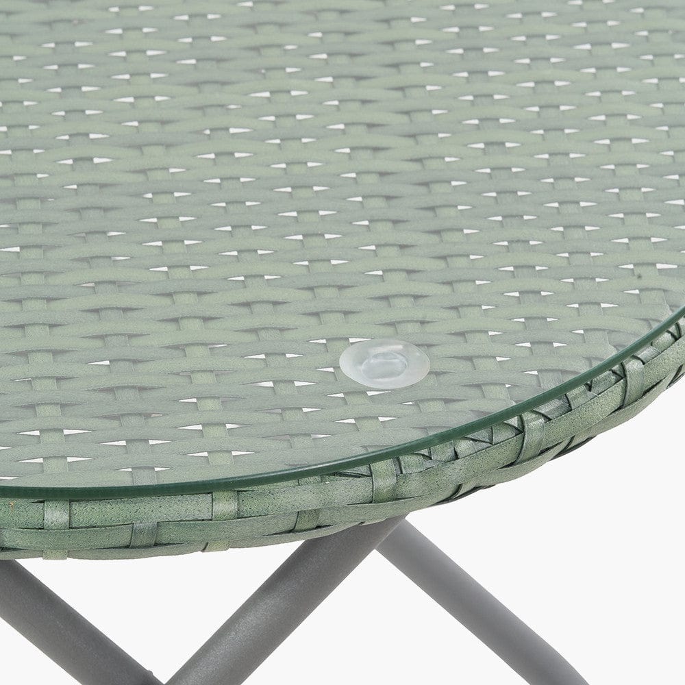 Tobs Outdoor Green Foldable Loungers Set.