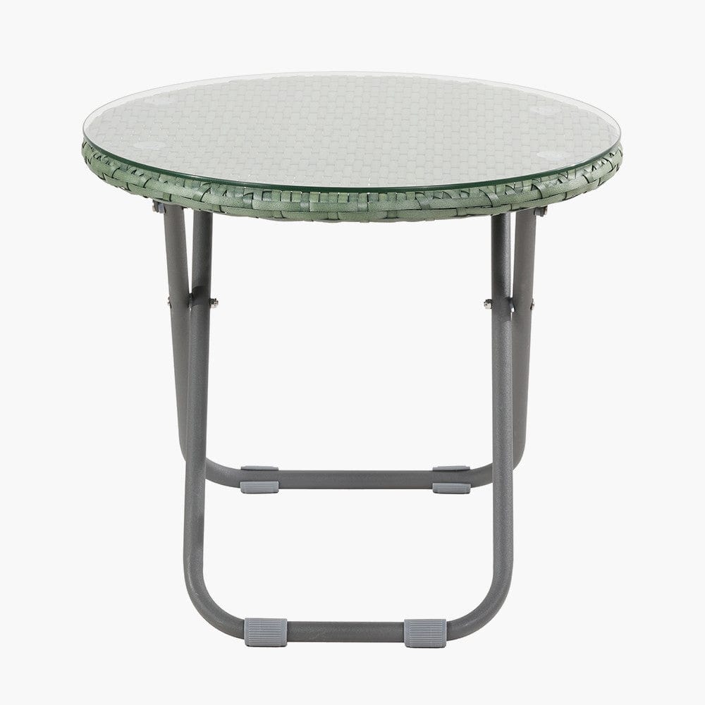 Tobs Outdoor Green Foldable Loungers Set.