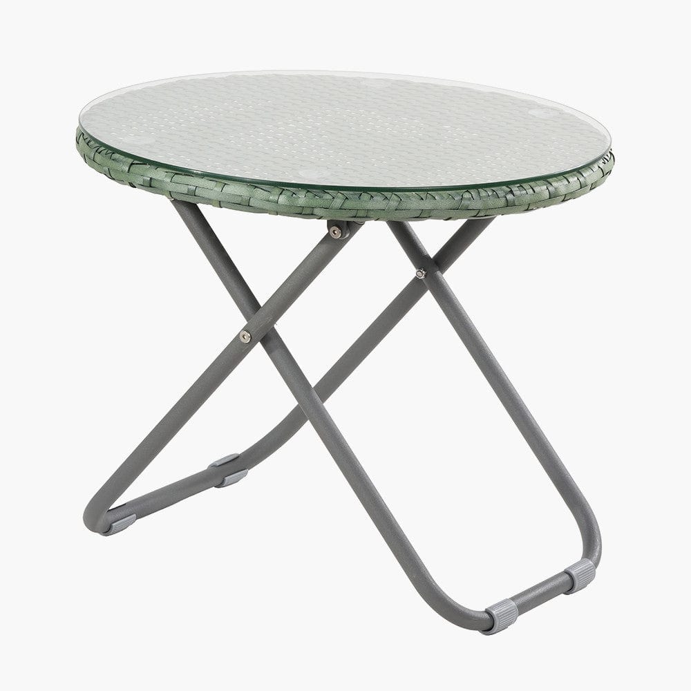 Tobs Outdoor Green Foldable Loungers Set.