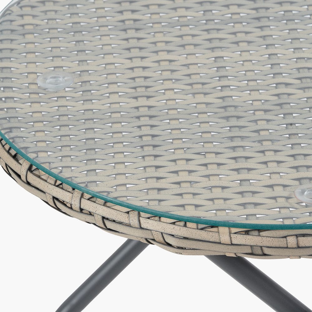 Tobs Outdoor Grey Foldable Loungers Set.