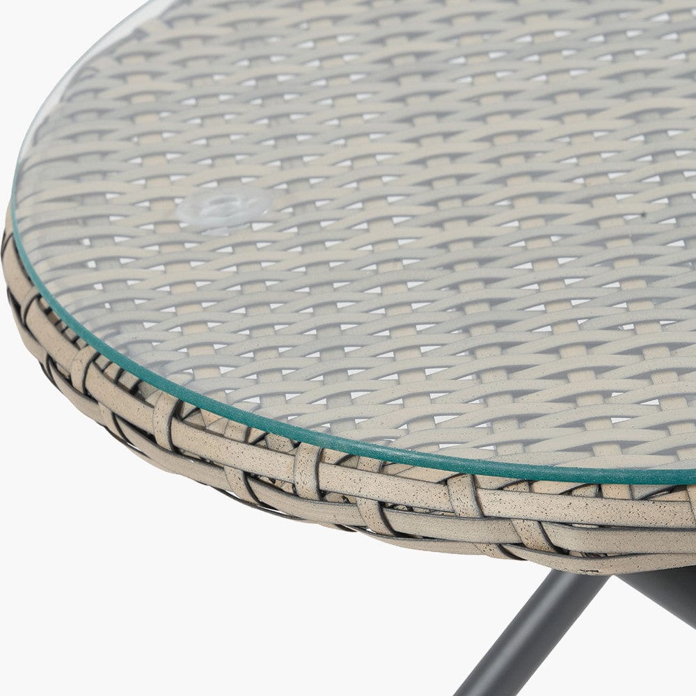 Tobs Outdoor Grey Foldable Loungers Set.