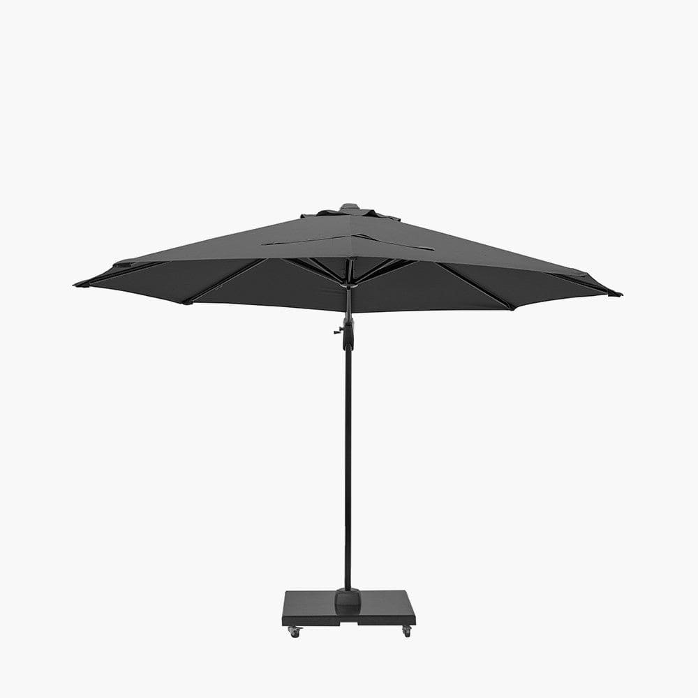 Voyager T1 3m Round Anthracite Parasol.