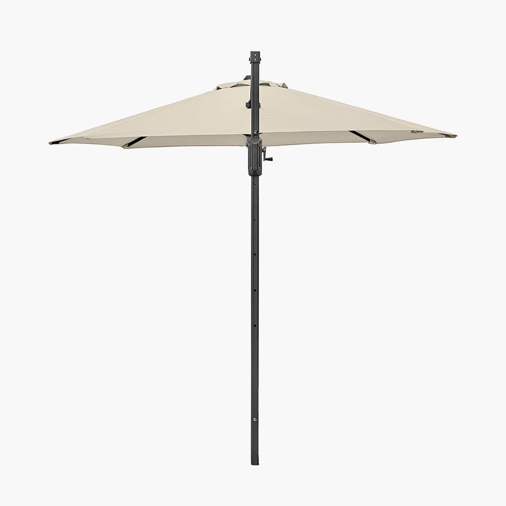 Voyager T1 3m Round Champagne Free Arm Parasol.