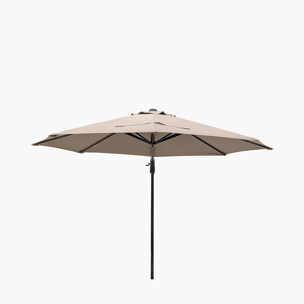 Voyager T1 3m Round Taupe Parasol.