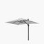 Voyager T1 3m x 2m Oblong Luna Grey Parasol.