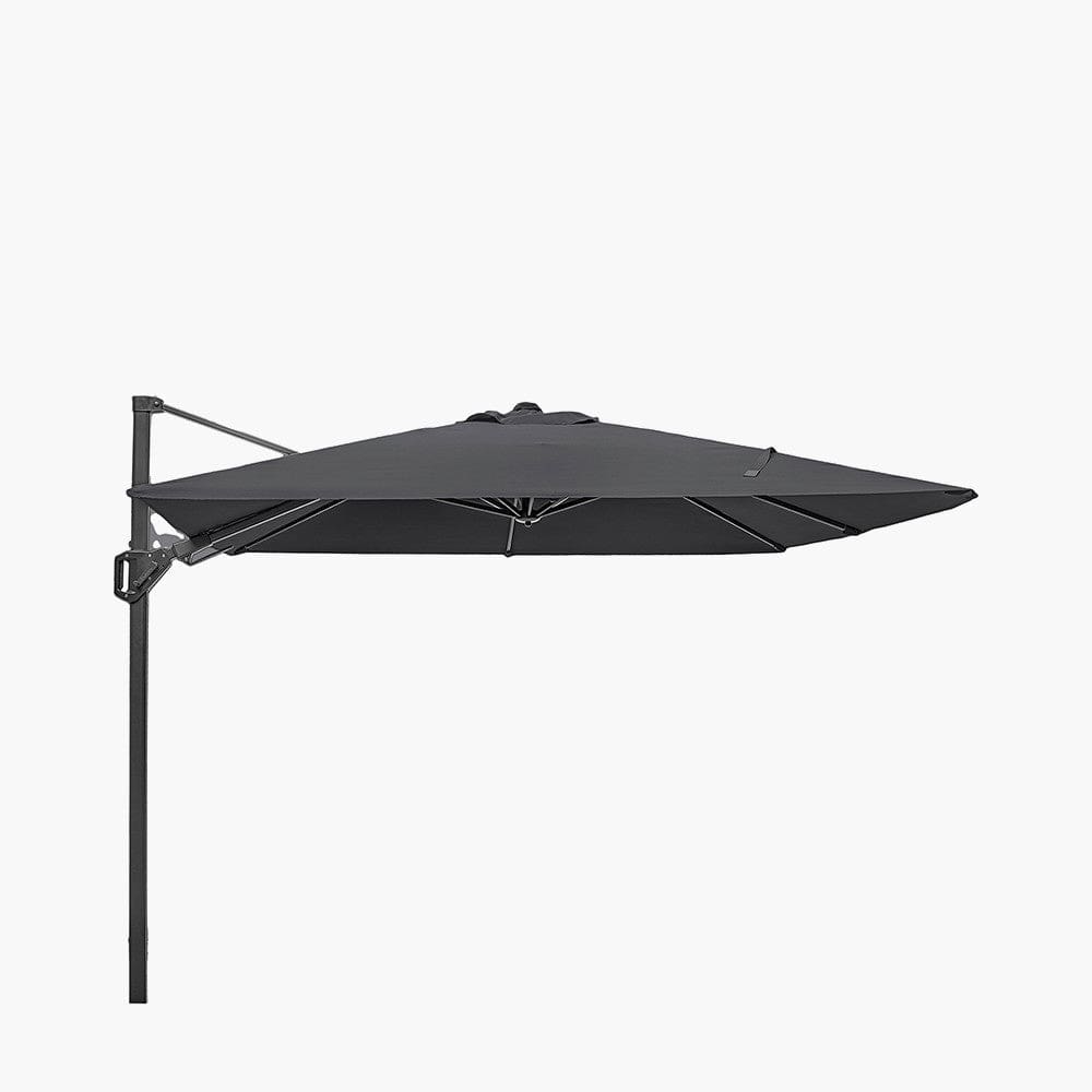Voyager T2 2.7m Square Anthracite Parasol.