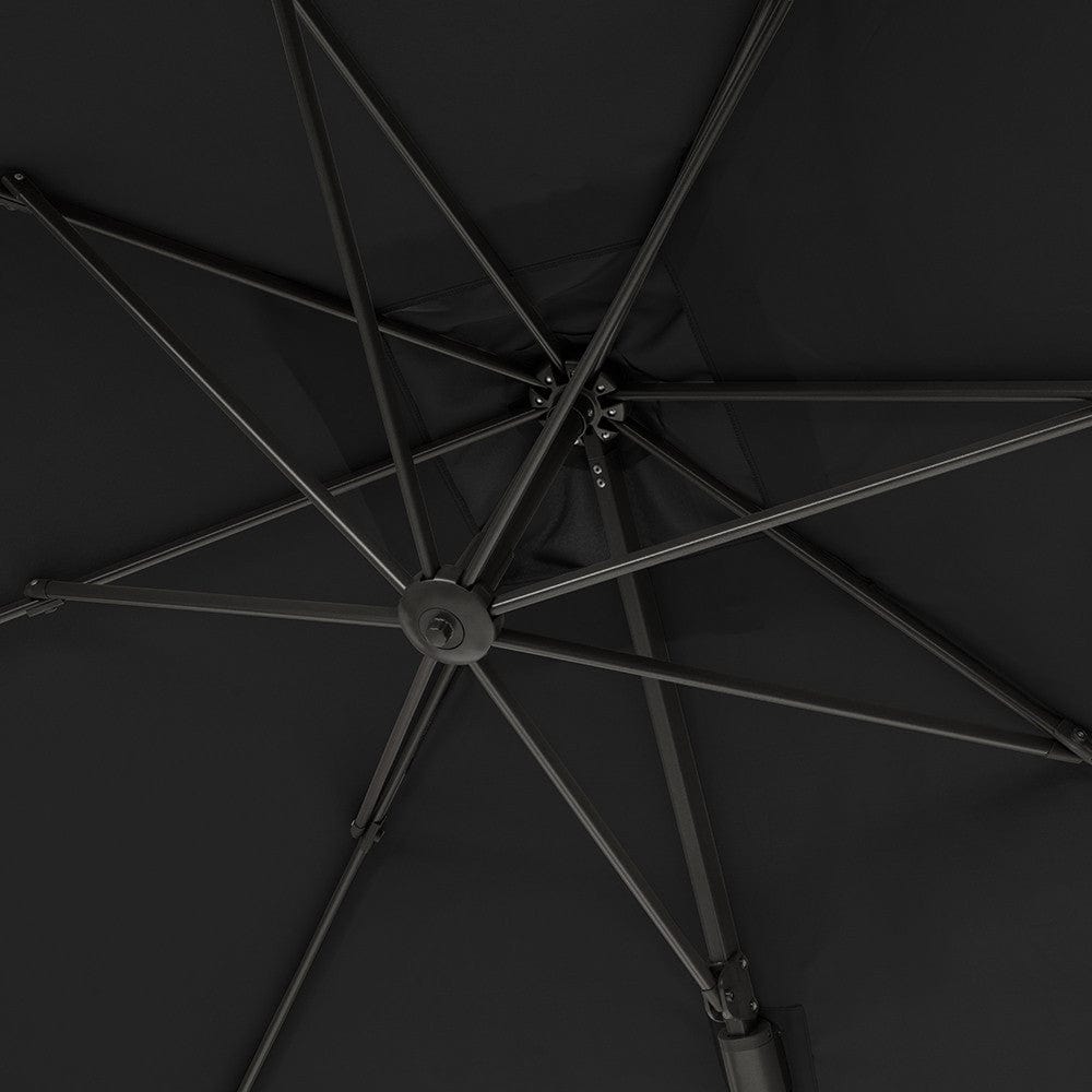 Voyager T2 2.7m Square Anthracite Parasol.