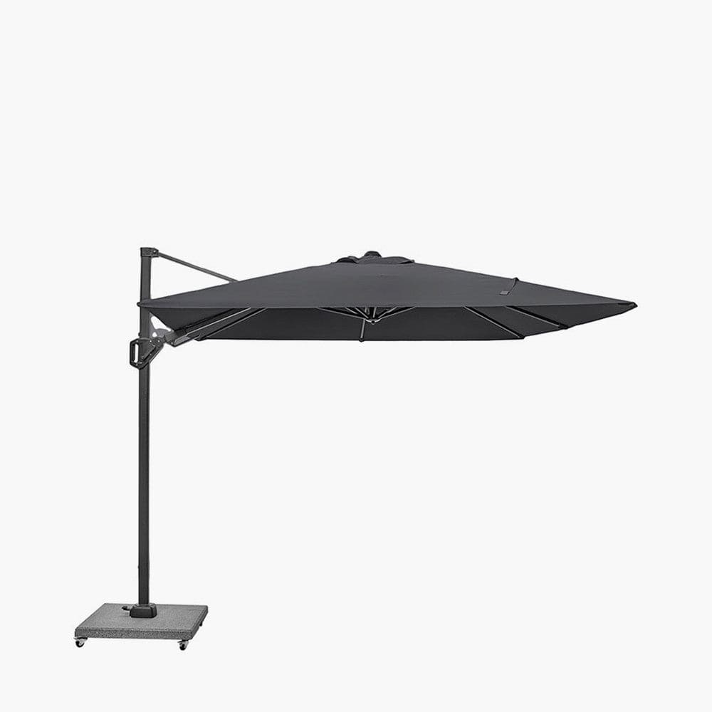 Voyager T2 2.7m Square Anthracite Parasol.