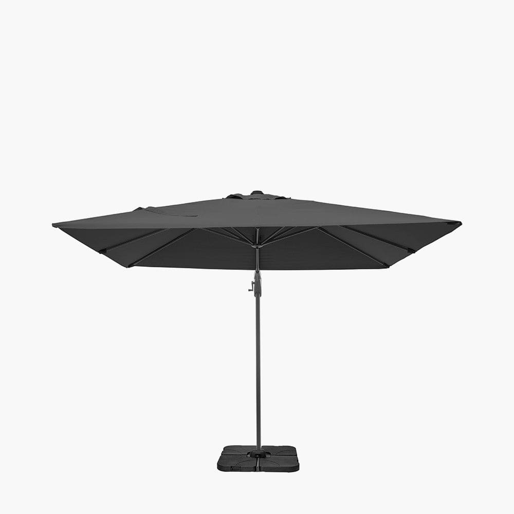 Voyager T2 2.7m Square Anthracite Parasol.