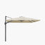 Voyager T2 2.7m Square Champagne Free Arm Parasol.
