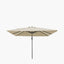 Voyager T2 2.7m Square Champagne Free Arm Parasol.