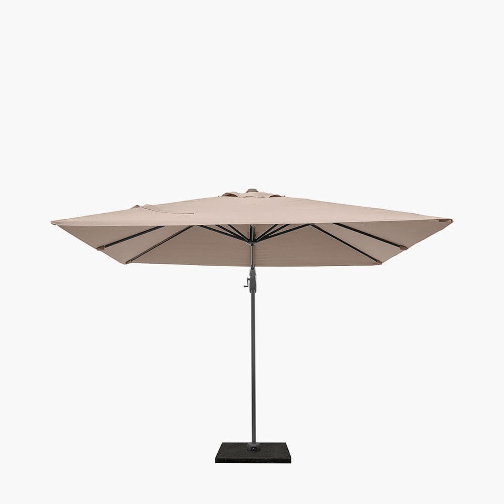 Voyager T2 2.7m Square Taupe Parasol.