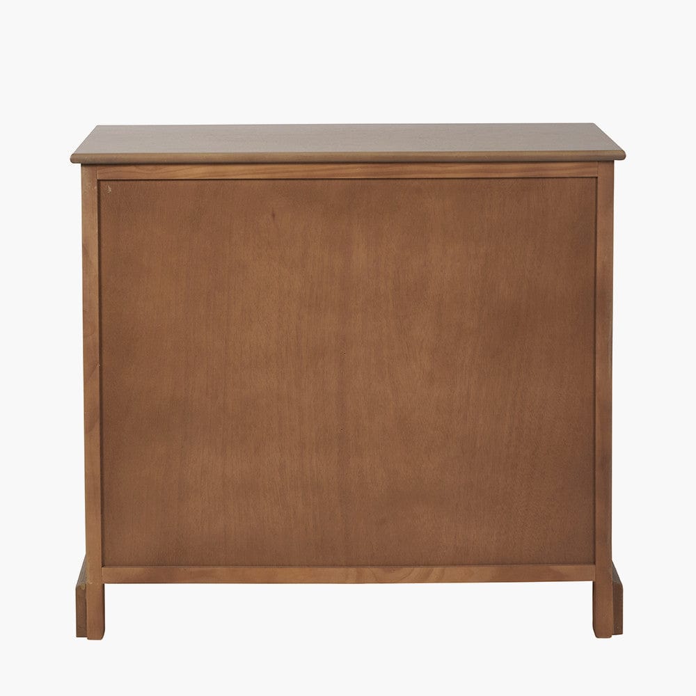 Loft Sage Multicoloured Pine Wood 4 Drawer Unit.