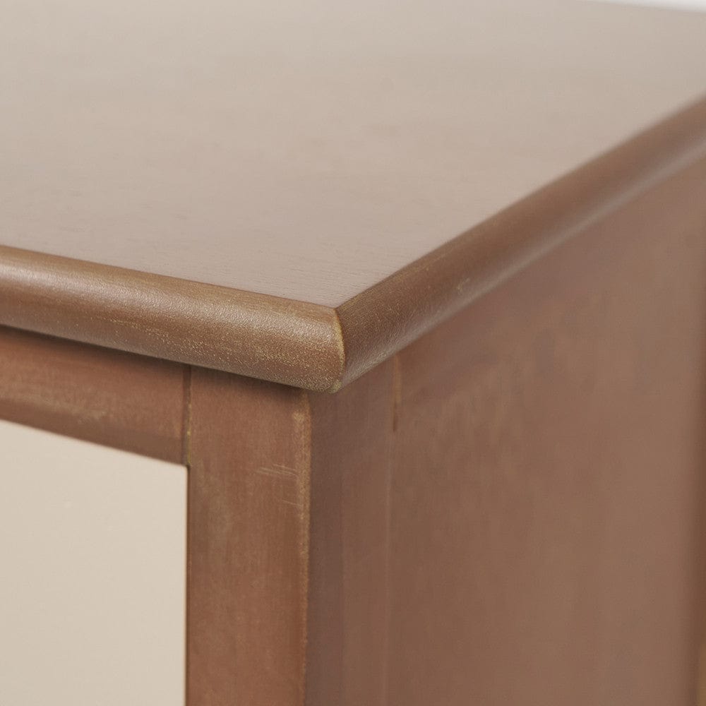 Loft Sage Multicoloured Pine Wood 4 Drawer Unit.