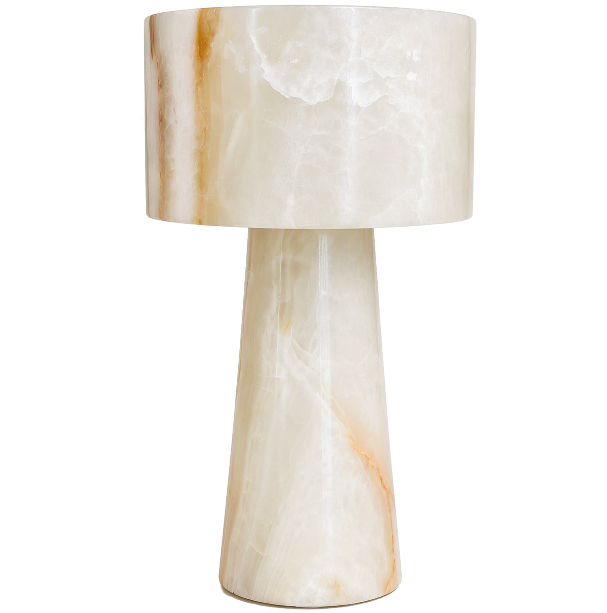 Graham Pedestal Bowl in White Jade Marble - Large