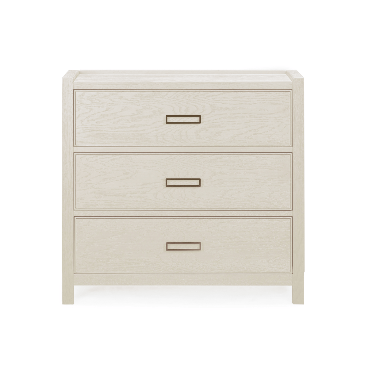 Soho Cream Oak Veneer 3 Drawer Chest