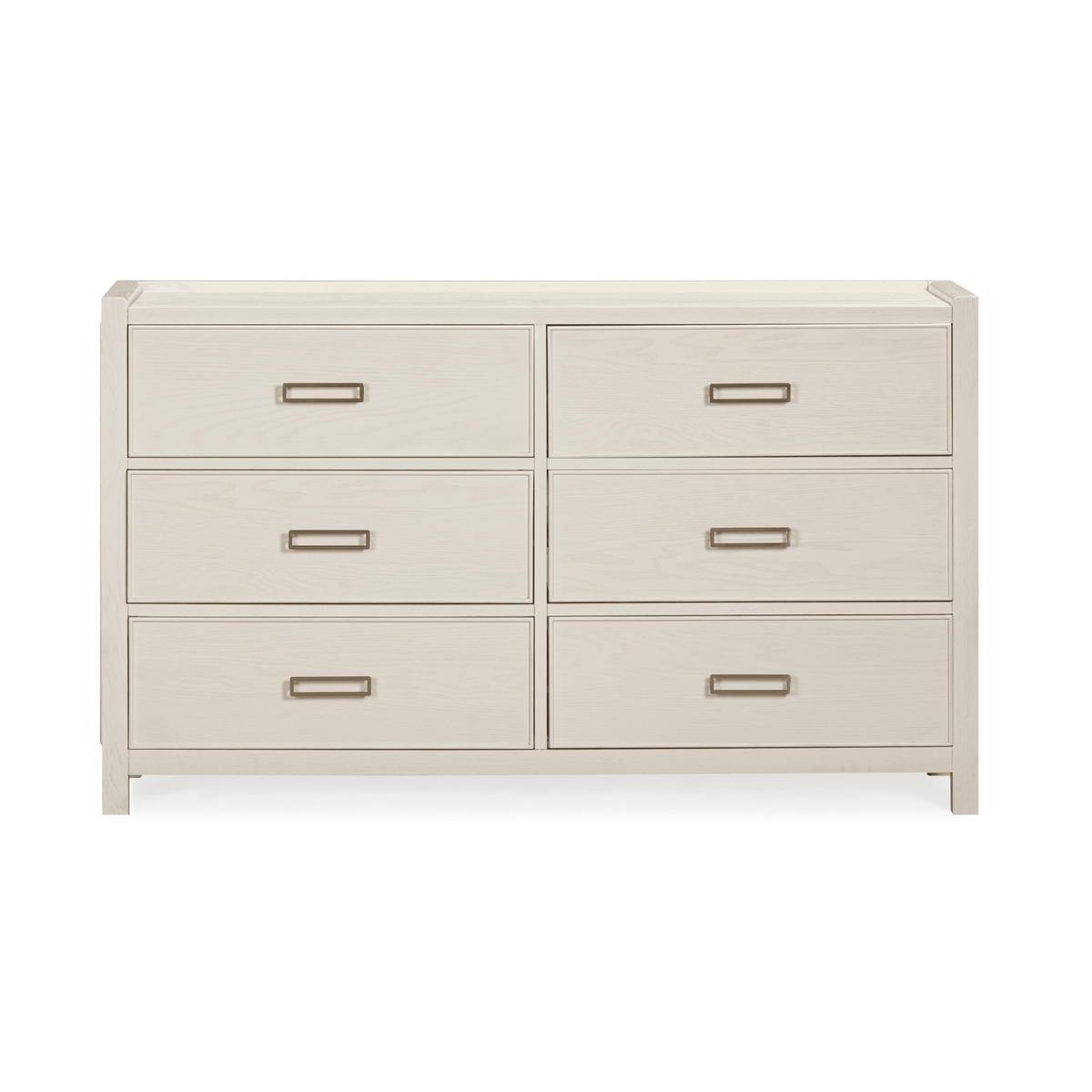 Soho Cream Oak Veneer 6 Drawer Chest