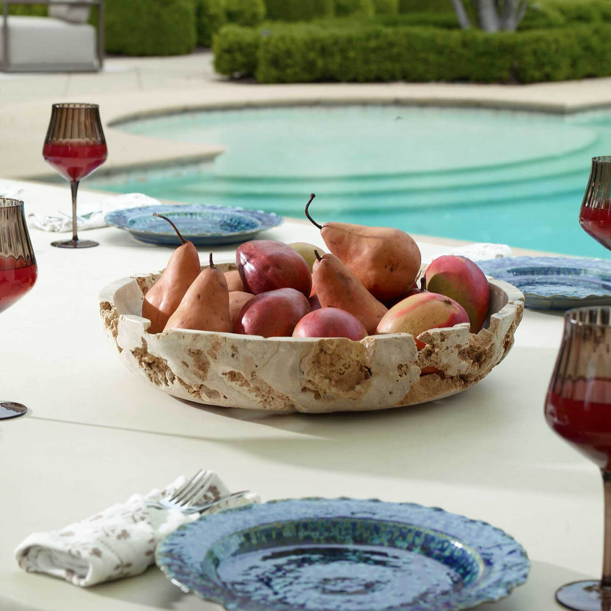 Quarried Stone Indoor-Outdoor Bowl