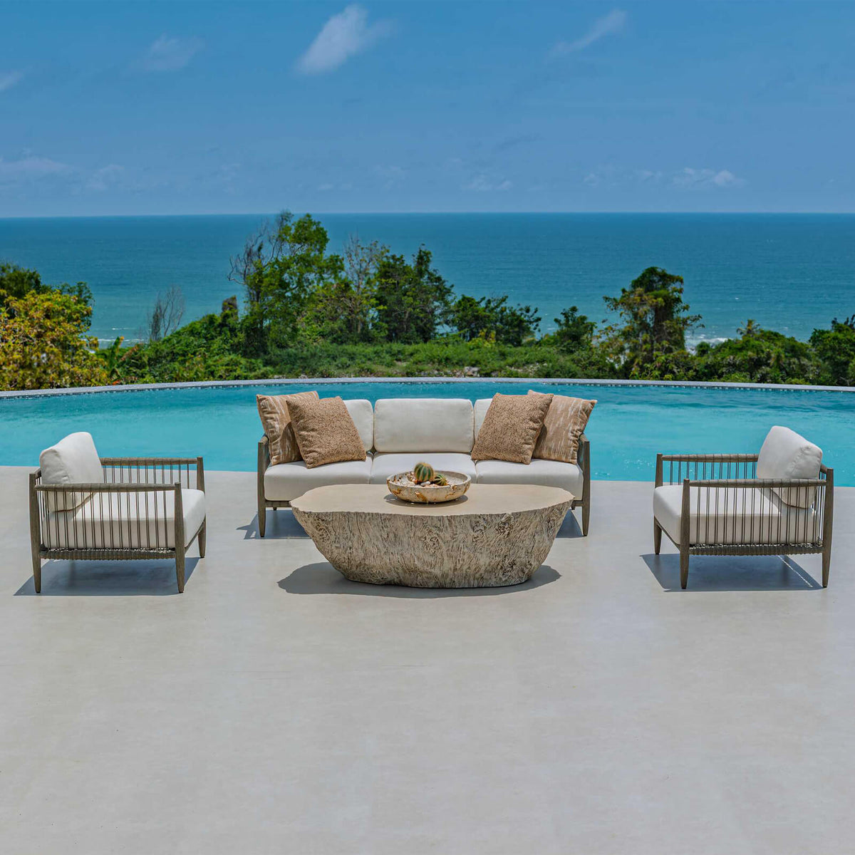 Quarried Stone Indoor-Outdoor Bowl
