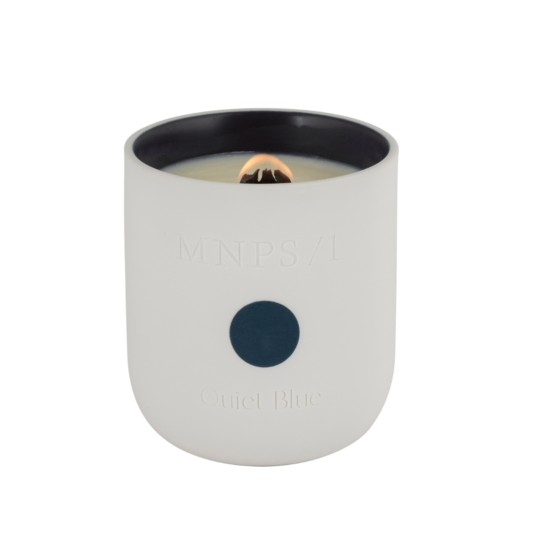 Quiet Blue Candle MNPS/1 - Menopause Sleep Support Aromatherapy Candle House of Isabella UK
