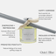 Quiet Blue Diffuser SICILY 2.0 Reed Diffuser House of Isabella UK