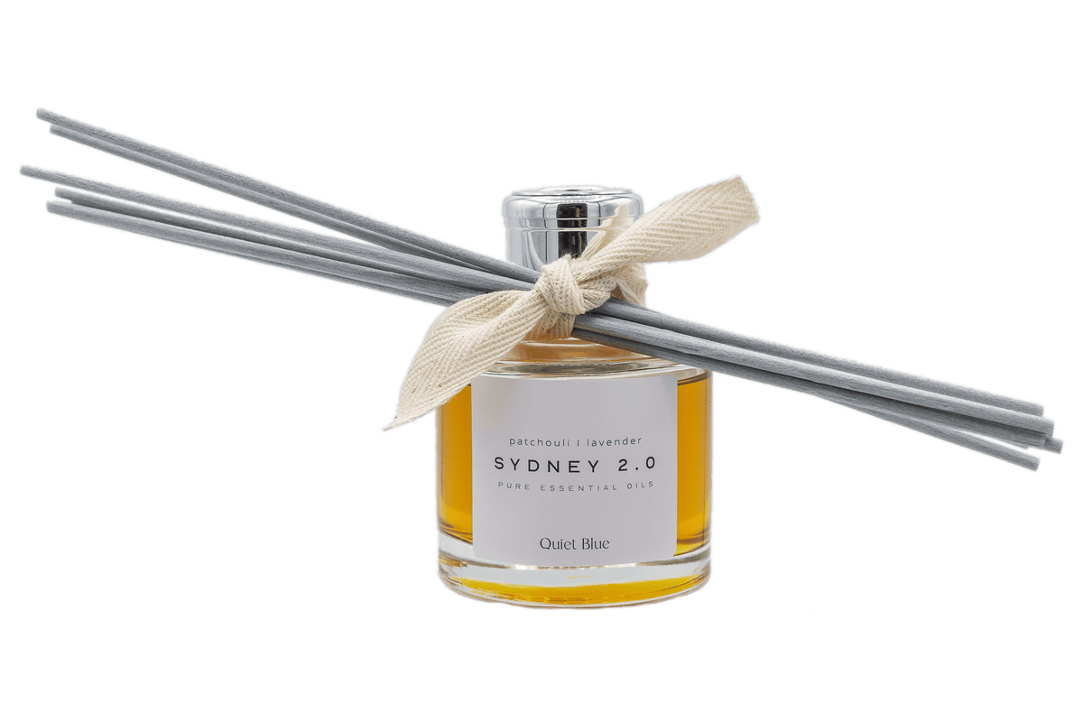 Quiet Blue Diffuser SYDNEY 2.0 Reed Diffuser House of Isabella UK