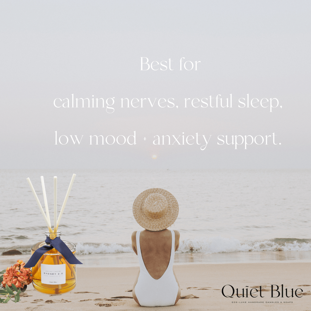 Quiet Blue Diffuser SYDNEY 2.0 Reed Diffuser House of Isabella UK