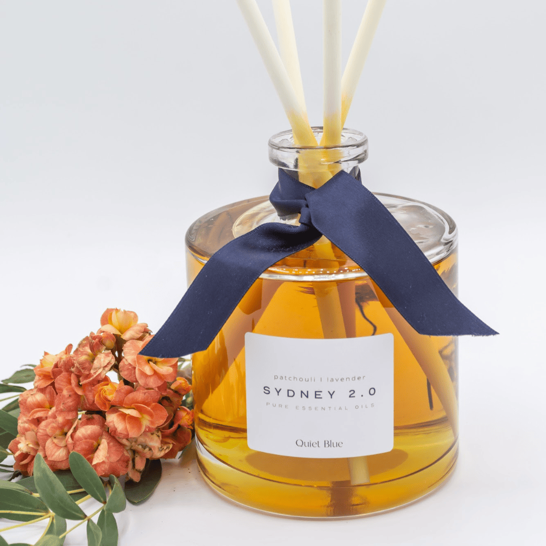 Quiet Blue Diffuser Sydney 2.0  XL Reed Diffuser House of Isabella UK