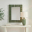 Quincey Olive Green Mirror