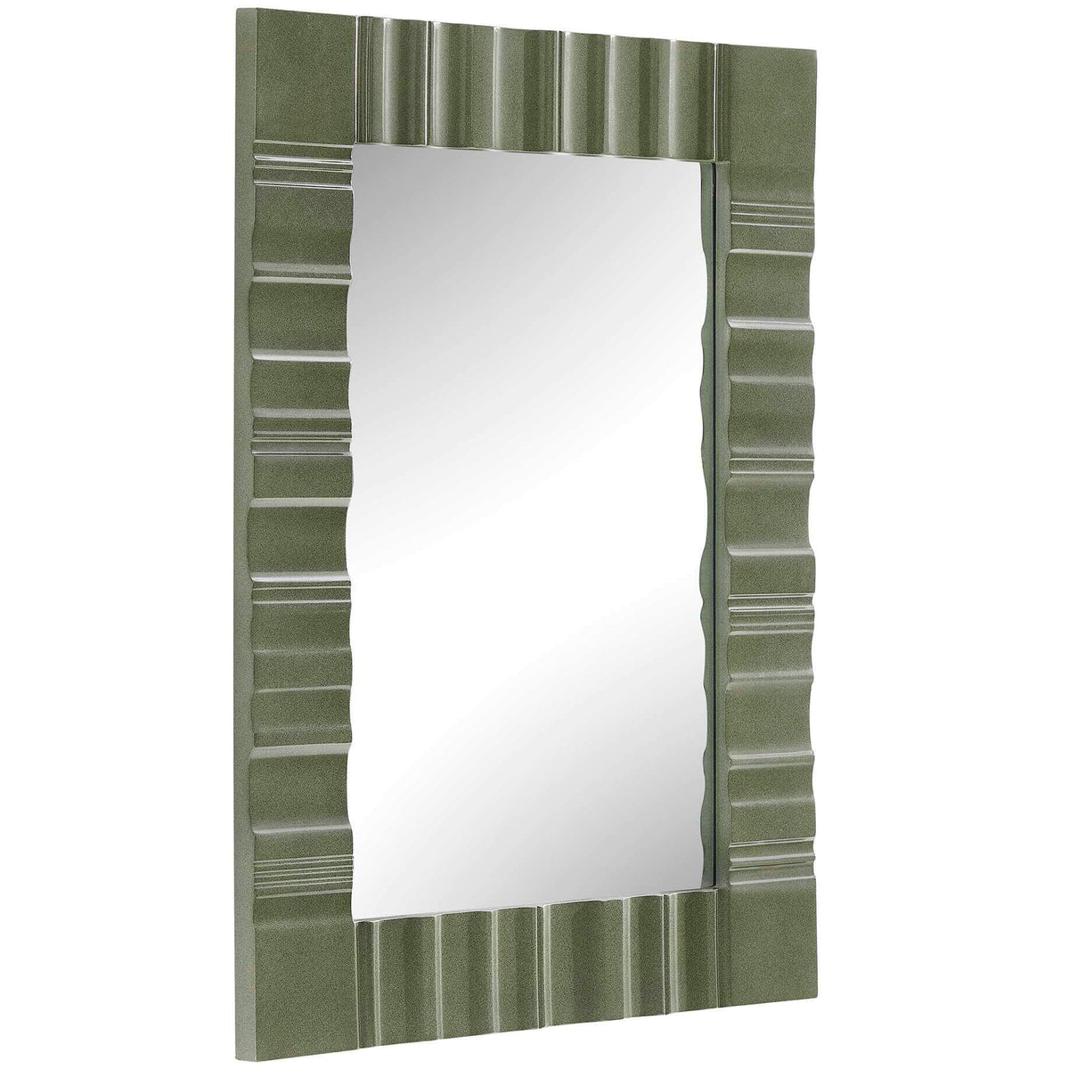 Quincey Olive Green Mirror