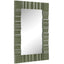 Quincey Olive Green Mirror