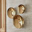 Golden Bowls Metal Wall Décor - Set of 3