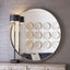 Agoura Round Mirror - 48 Silver