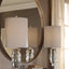 Agoura Round Mirror - 48 Silver