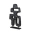 Chiseled Silhouette Sculpture - Small