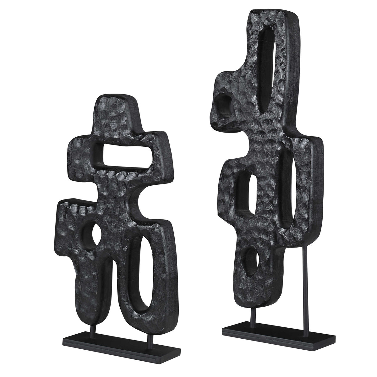 Chiseled Silhouette Sculpture - Medium