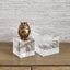 Cube Sculptures in Manmade Quartz - Set of 2
