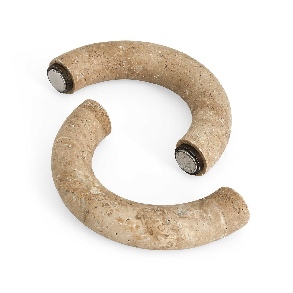 Anchor Round Marble Link Sculpture