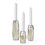 Uttermost Accessories Multifaceted Taper Candleholders - Crystal, Set of 3 House of Isabella UK