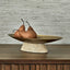 Coup de Grace Low Bowl - Travertine