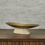 Coup de Grace Low Bowl - Travertine